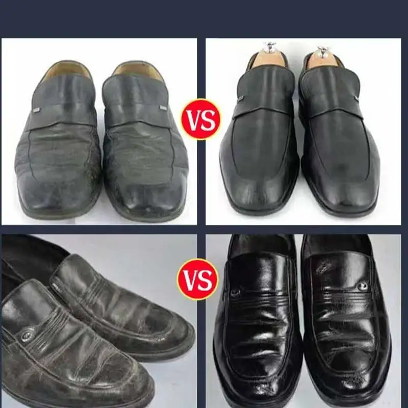 Leather shoe polish suit Brush Cleaning Kit Keep Shiny Clean Tools for Leather Shoes brush Care Kit Portable thumbnail 6