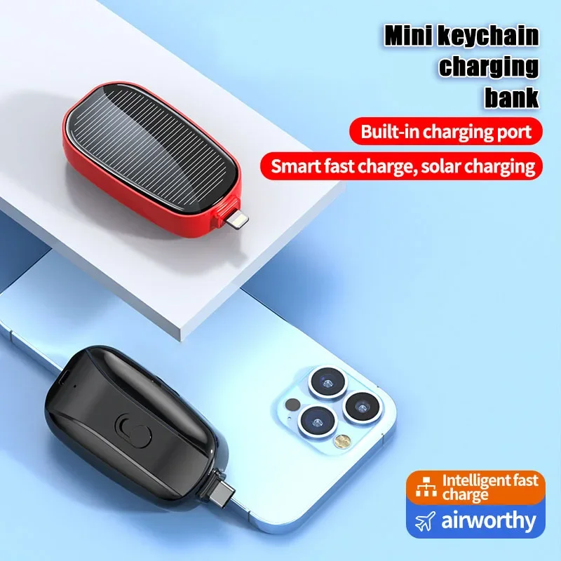 1200mAh Outdoor Portable Mini Comes with Wireless Mobile Power Supply Is Suitable for IPhone Huawei Apple Xiaomi Samsung thumbnail 5