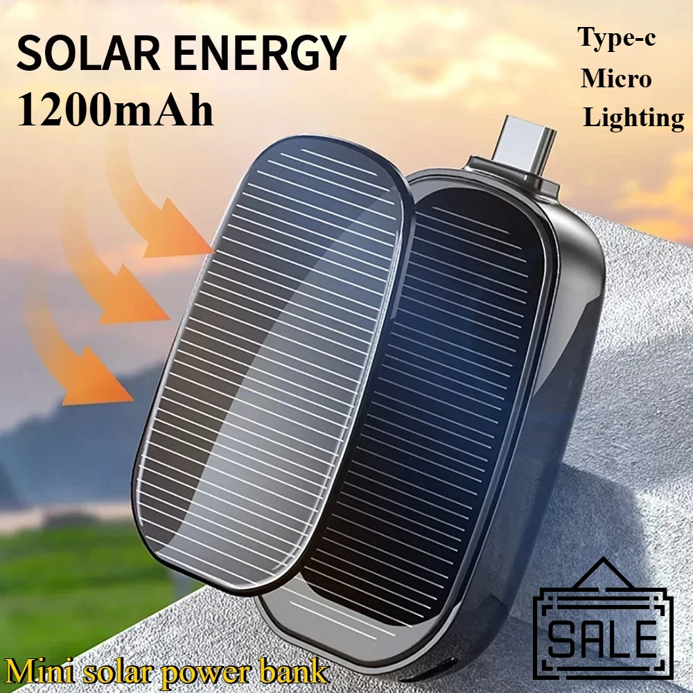 1200mAh Outdoor Portable Mini Comes with Wireless Mobile Power Supply Is Suitable for IPhone Huawei Apple Xiaomi Samsung