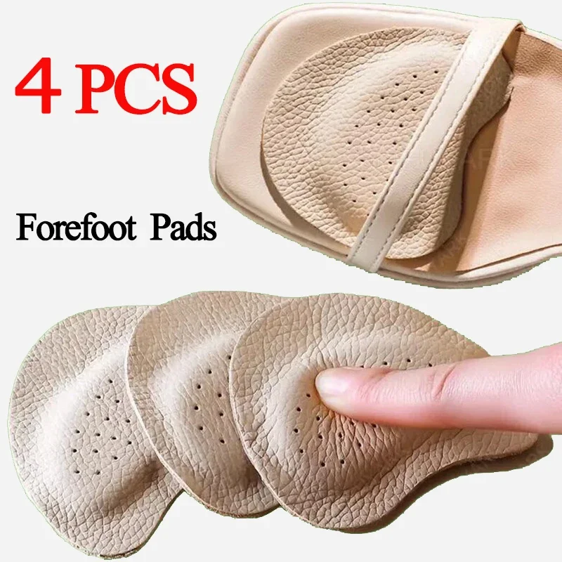 2Pairs Sandals Anti-slip Stickers Forefoot Pad Women High Heels Pain Relief Insert Insoles Toe Cushion Foot Care Shoes Pad thumbnail 2
