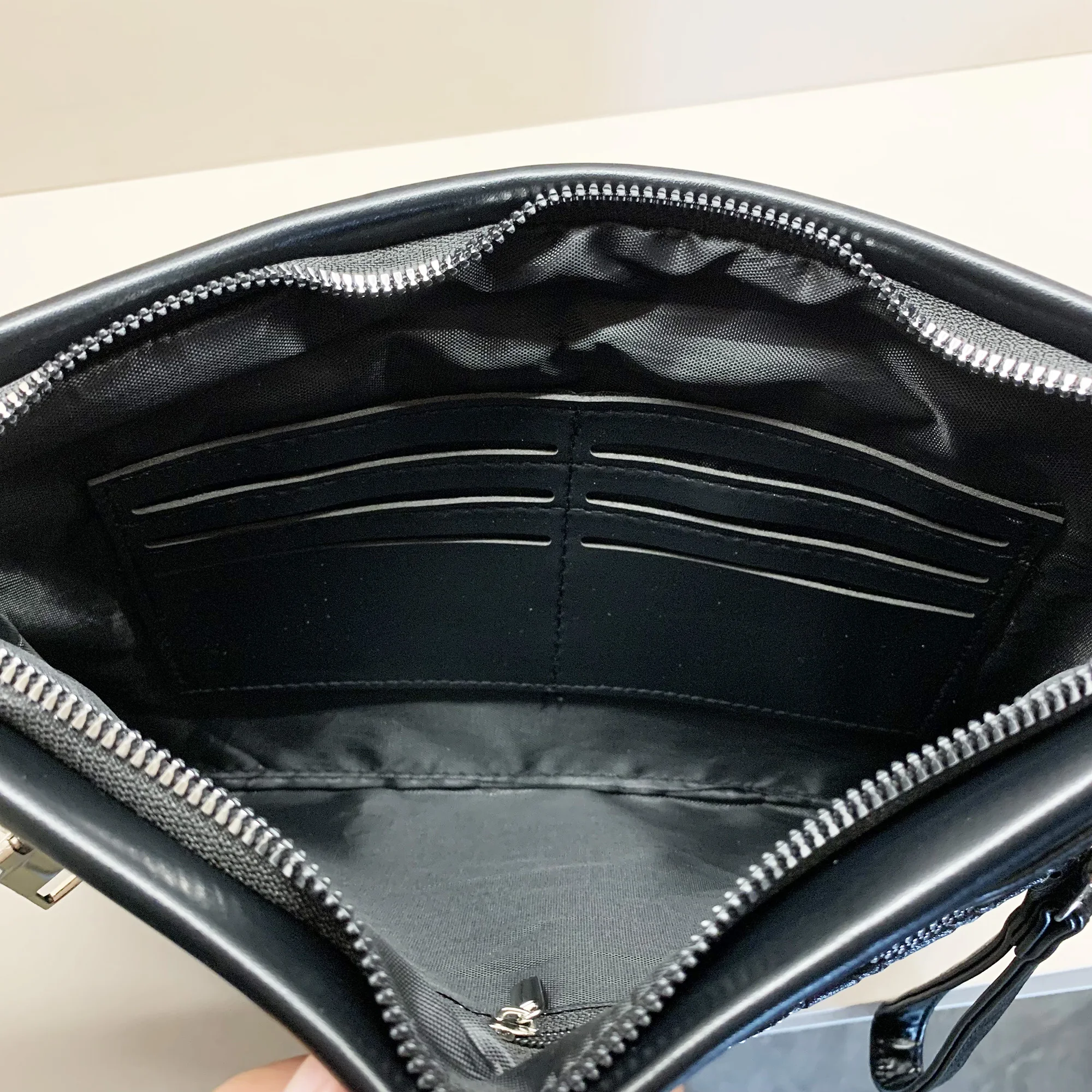 Luxury Designer Men's Clutch Bag High Quality PU Leather Day Money Pouch Casual Male Passport Cardholder Case Phone Handbag thumbnail 6