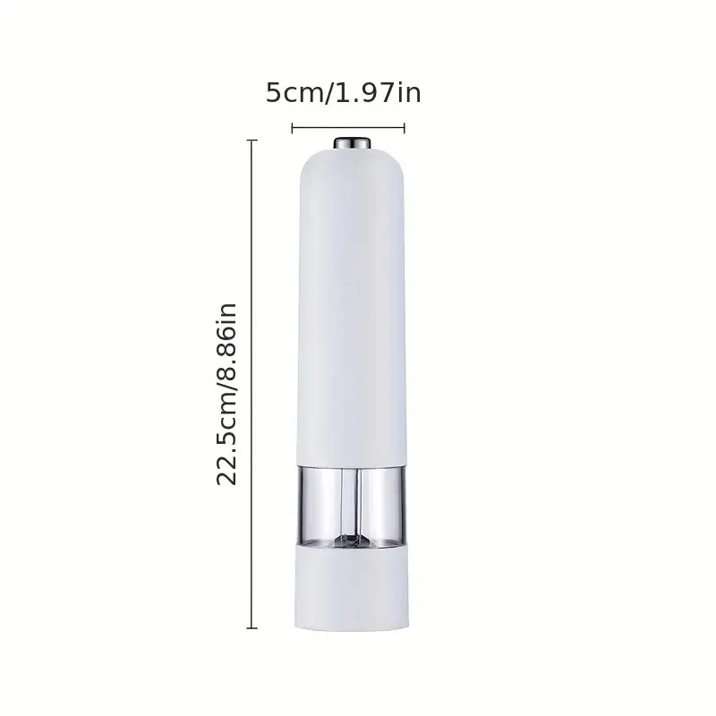 Electric Salt and Pepper Grinder Set - Automatic Spice Grinder, Adjustable Coarseness - Perfect for Cooking and Grilling! thumbnail 6