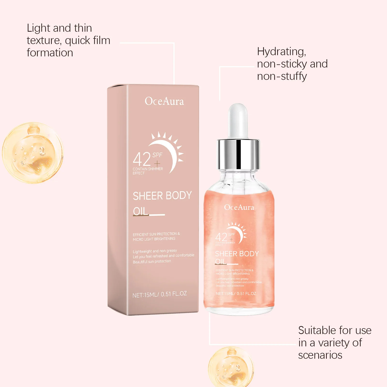 Refreshing Sunscreen Spray Body Sun Block Isolation Mist Long Lasting UV Protector Summer Outdoor Brightening Moisturizer Serum thumbnail 5
