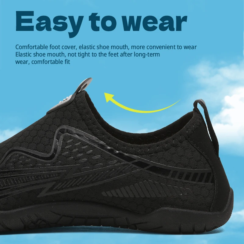 Summer Quick-Drying Beach Water Shoes Unisex Swimming Aqua Slippers Outdoor Activities Surfing on The Sea Five Finger Sandals thumbnail 6