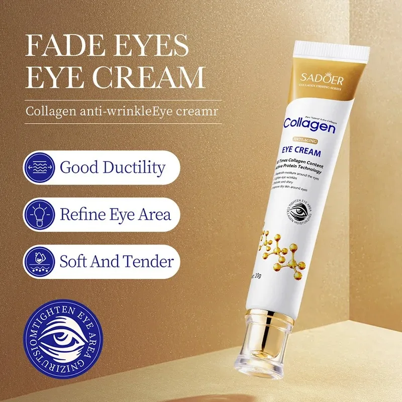 SADOER Collagen Skin Care Kit Eye Cream&Moisturizing Face Cream Anti Dark Circles Anti-aging Moisturizing skincare Skin Care Set thumbnail 2