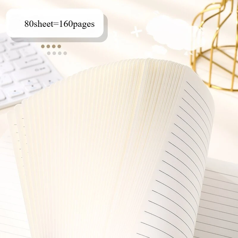 A5 Spiral Notebook 160 Pages, Thick Paper Eye Protection Lined, Writing Notebook for School College Office Diary thumbnail 5