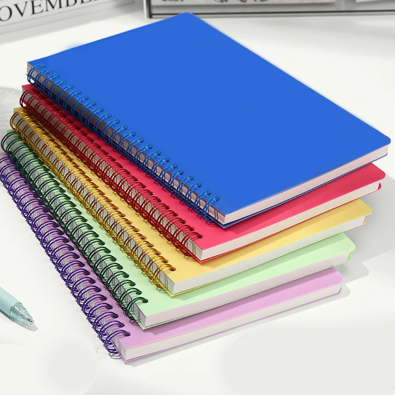 A5 Spiral Notebook 160 Pages, Thick Paper Eye Protection Lined, Writing Notebook for School College Office Diary thumbnail 3