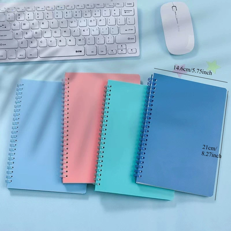 A5 Spiral Notebook 160 Pages, Thick Paper Eye Protection Lined, Writing Notebook for School College Office Diary thumbnail 4