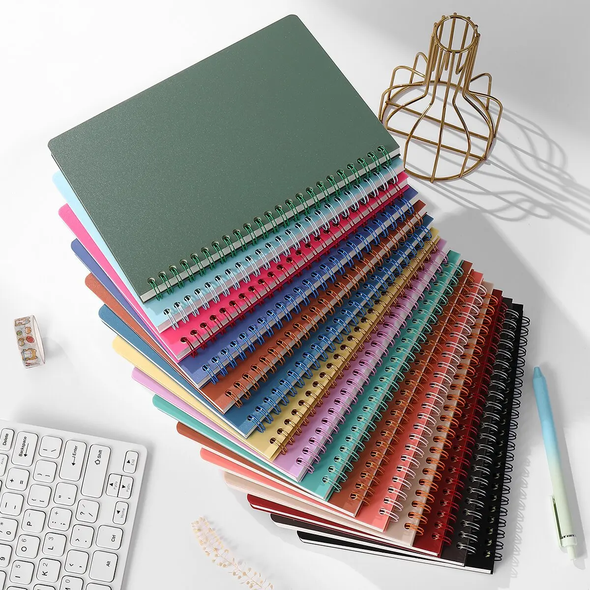 A5 Spiral Notebook 160 Pages, Thick Paper Eye Protection Lined, Writing Notebook for School College Office Diary thumbnail 6