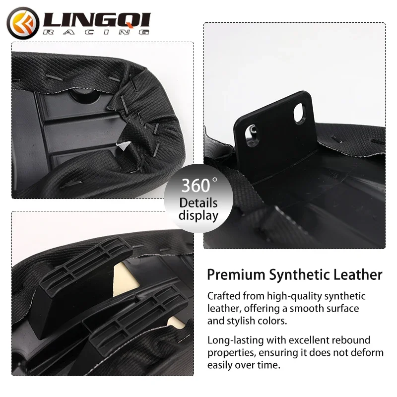 LINGQI RACING Seat Saddle Non-Slip Foam Cushion Motorcycles Seats For 49cc Mini Motocross Kids Dirt Pit Bike Enduro Off Road thumbnail 4