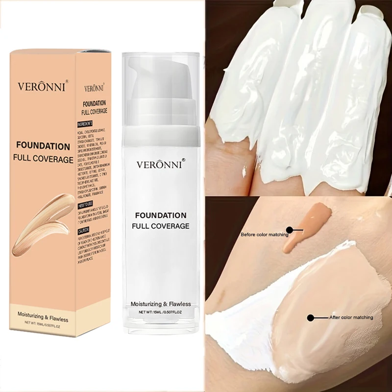 Halloween Liquid Goth White Makeup Color Matching Foundation Concealer Cosplay White Clown White Face Body Paint Discolor thumbnail 2