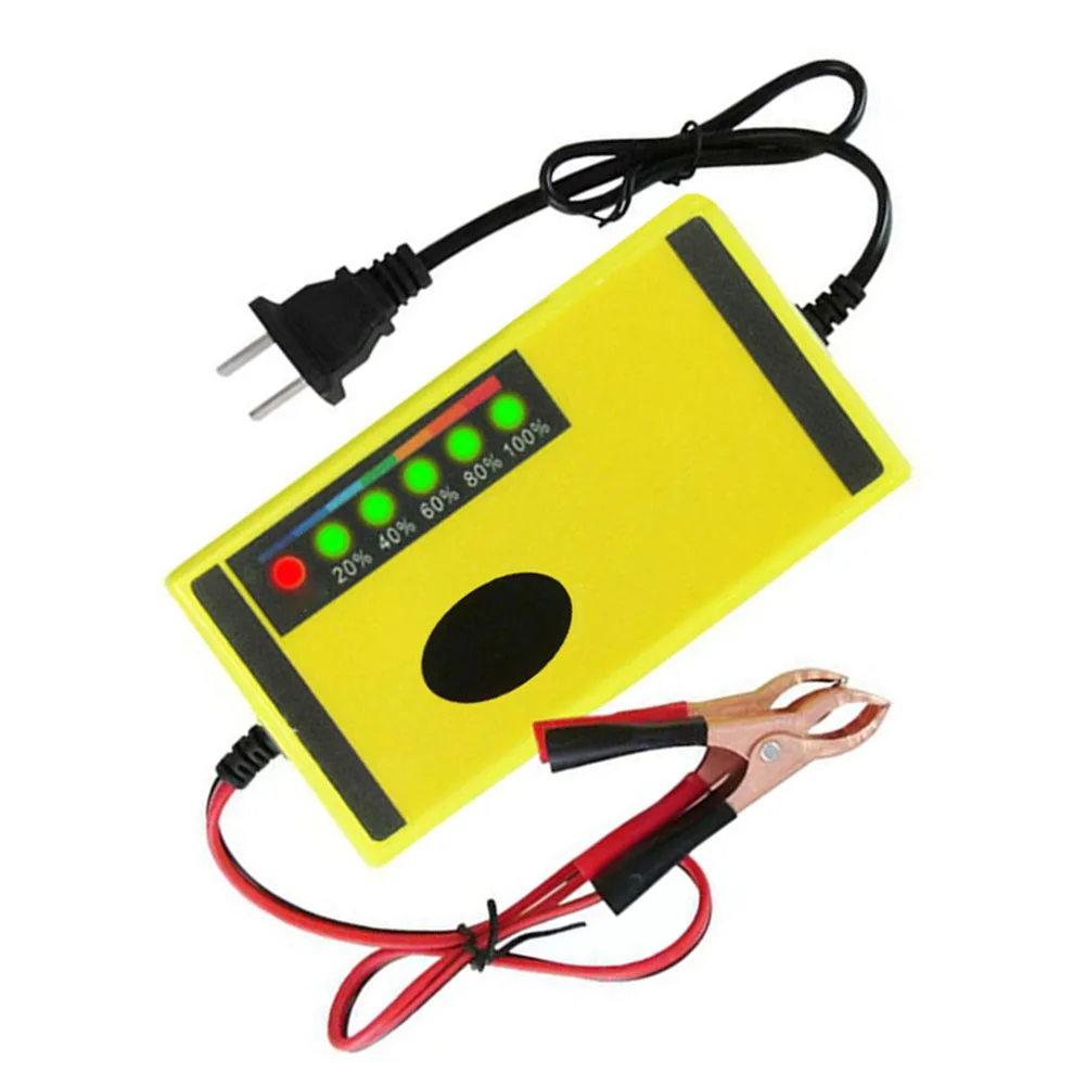 12V 2A Car Battery Charger Fast Charging Wet Dry-Lead Acid Battery LED Display Motorcycle Truck Battery Charger thumbnail 6