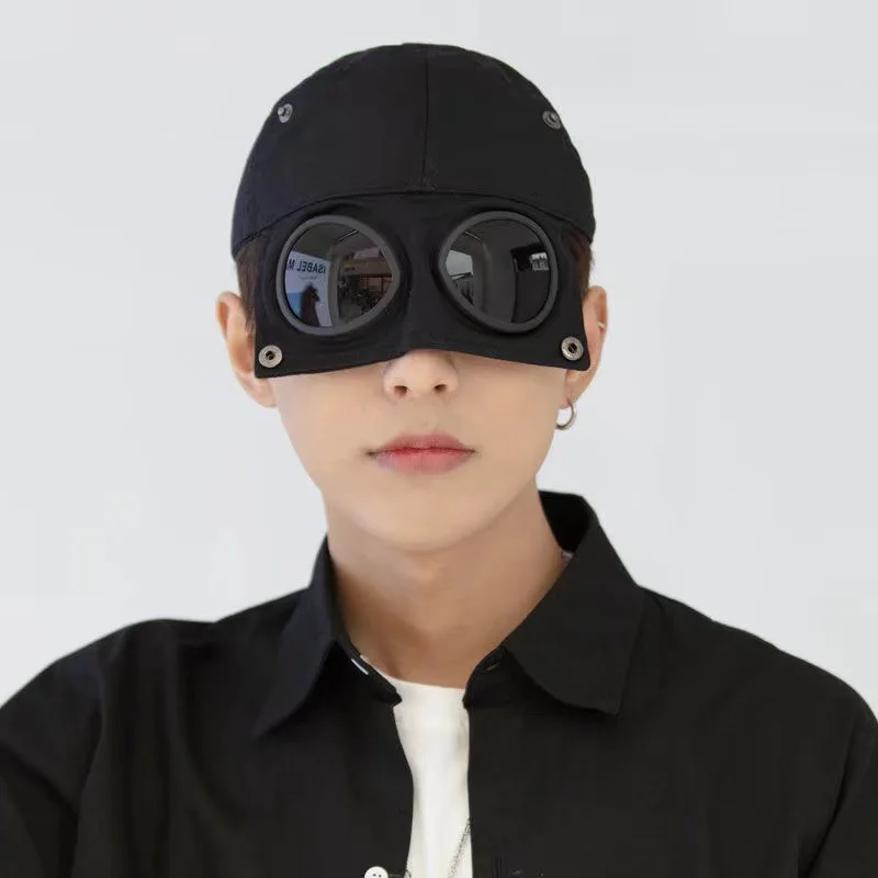New Fashion Aviator Hat Summer Personality Glasses Baseball Cap Female Unisex Sunglasses Male Cap Baseballcap Boys Cap thumbnail 5