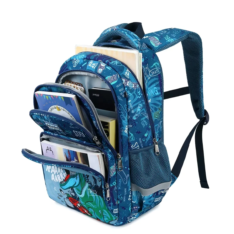 Cartoon Unicorn 3 Piece Set School Bags For Girls Boys Kids Space Backpack Primary School Students Backpack With lunch box thumbnail 6