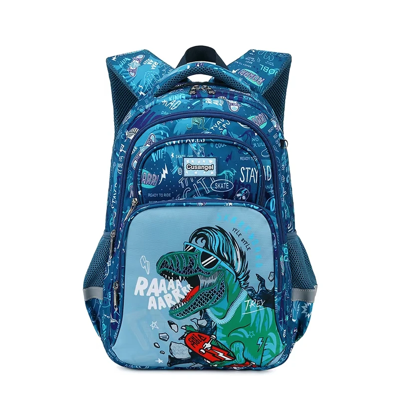 Cartoon Unicorn 3 Piece Set School Bags For Girls Boys Kids Space Backpack Primary School Students Backpack With lunch box thumbnail 5
