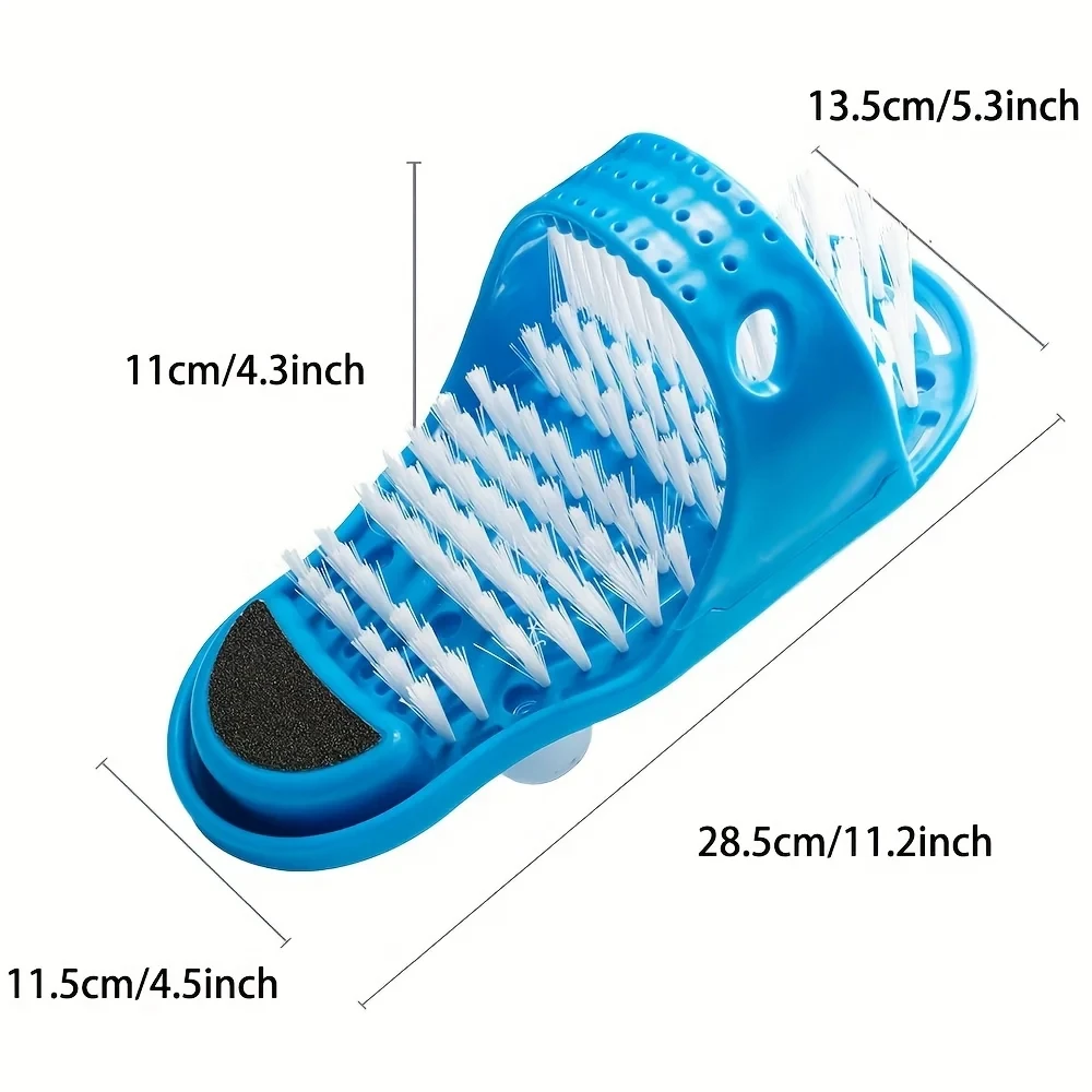 1-4pcs Shower Foot Cleaner Foot Washing Brush Remove Dead Skin With Suction Cup For Bathing Hotels Slippers Home Bathroom Tools thumbnail 6