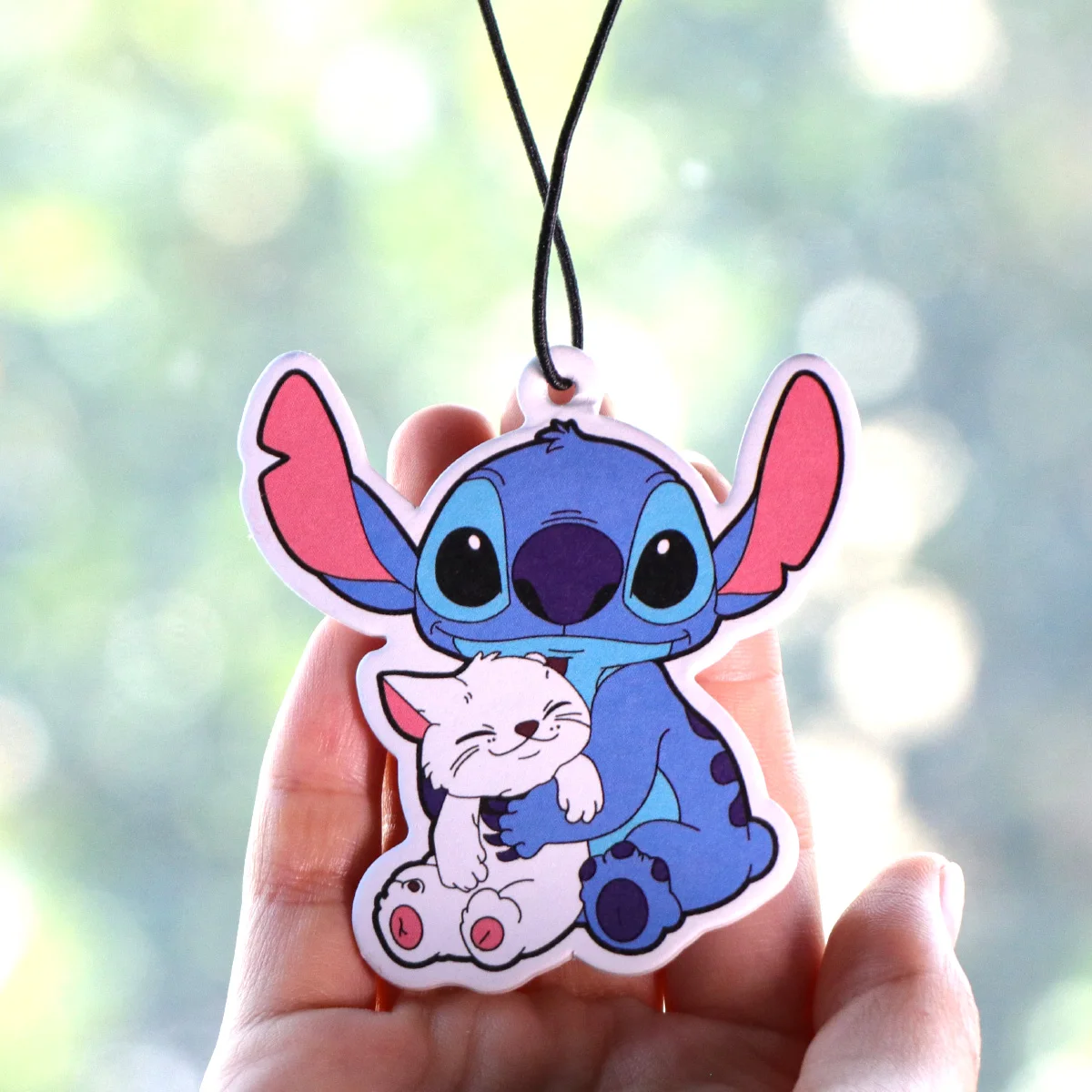 Cute Stitch Fragrant Paper Auto Interiors Cartoon Car Fragrance Cupboard Bedroom Air Freshener Hangings Solid Perfume Gifts thumbnail 4