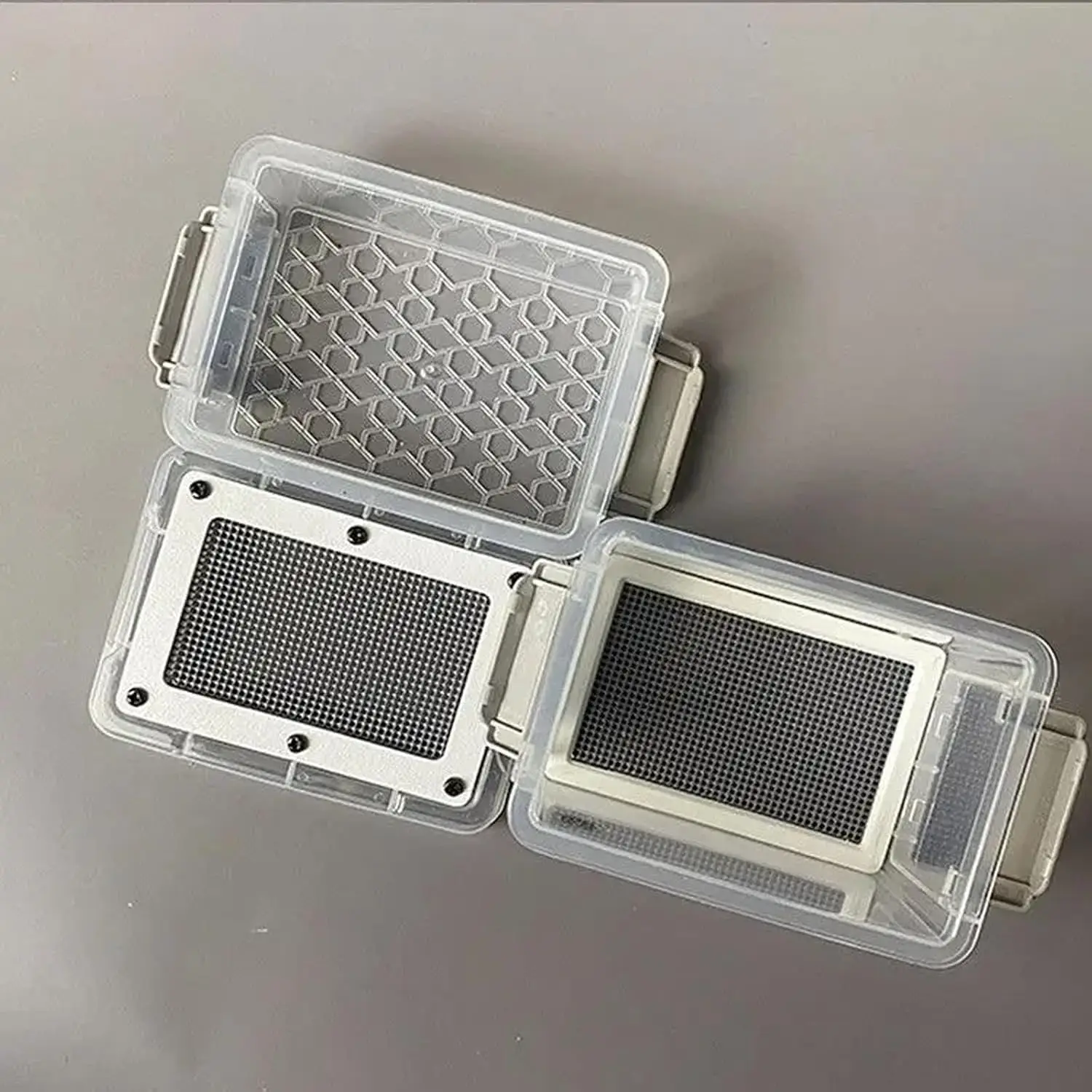 Reptile Feeding Box Transparentk Acrylic Reptile Feeder Food Storage for Lizards Chameleons Mealworms Crickets Dubia Cockroaches thumbnail 5