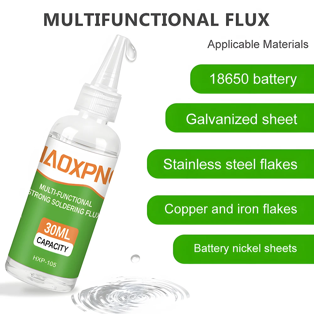 Liquid flux/No cleaning required/Liquid flux for soldering/SMD/BGA/IC/PCB repair thumbnail 3