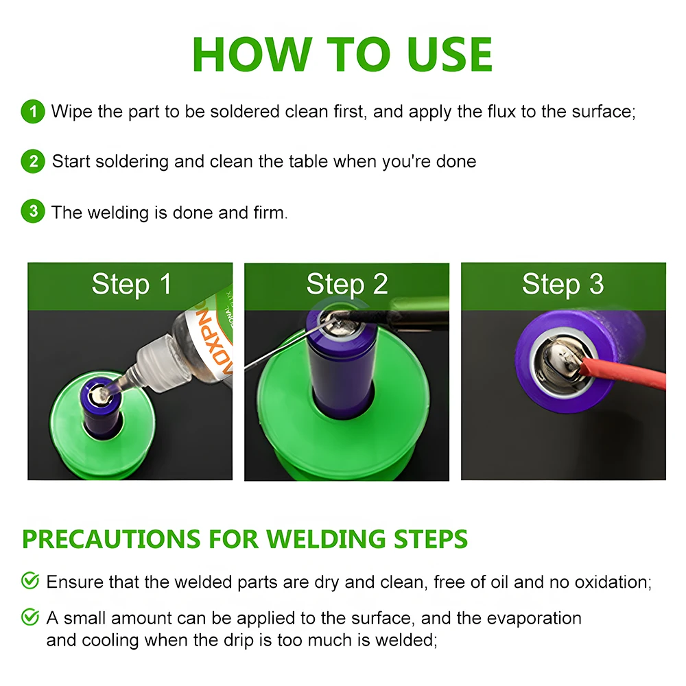 Liquid flux/No cleaning required/Liquid flux for soldering/SMD/BGA/IC/PCB repair thumbnail 4