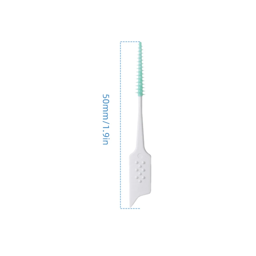 150Pcs/box Interdental Brush Soft Rubber Teeth Cleaning Tools Dental Cleaning Between Teeth Toothbrush Oral Hygiene Care Tools- thumbnail 6