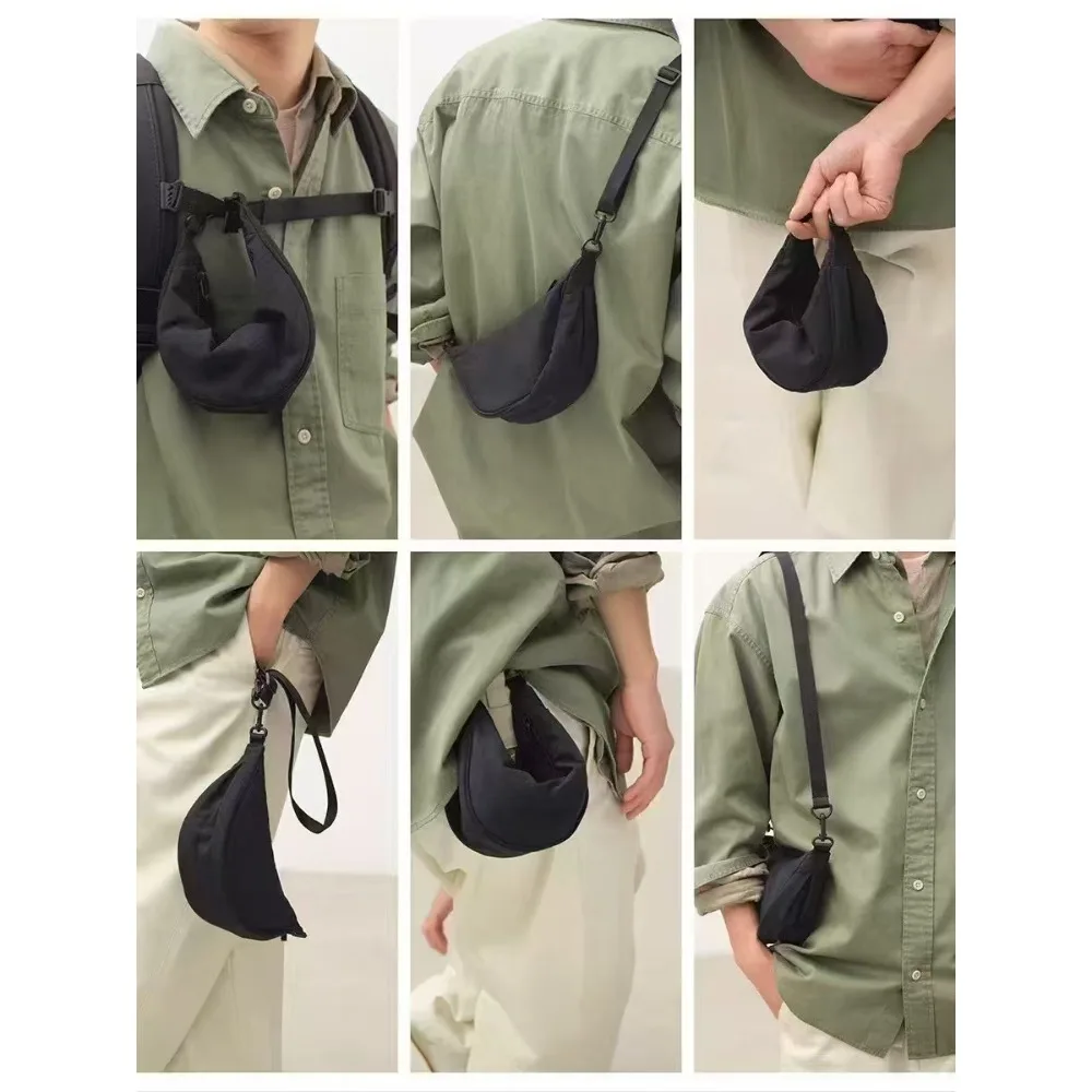 New Mini Women's Nylon Shoulder Bag Casual Sports Female Hobos Crossbody Bags Fashion Female Fanny Pack Purse Handbags thumbnail 2
