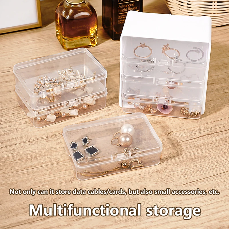 1Set Desk Storage Data Cable Storage Box Cable Organizer Bag Power Charging Cable Management Jewelry Practical Storage New thumbnail 4