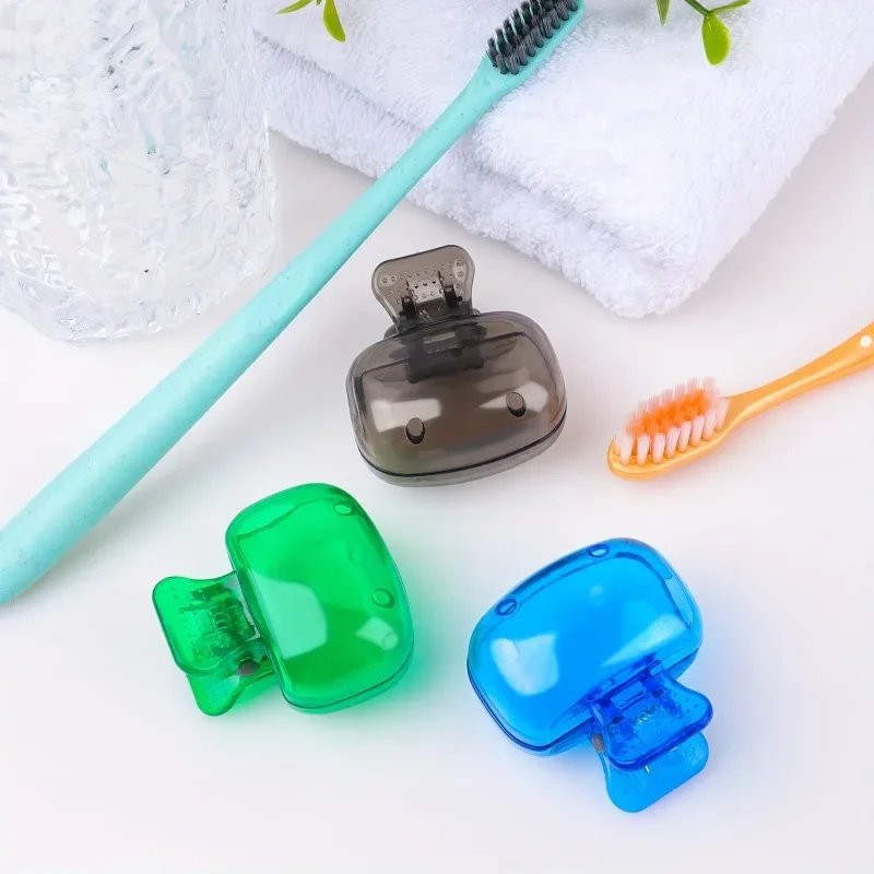 1/2/4/8/10pcPortable Toothbrush Protection Must-have Travel Toothbrush Protective Cap Cute Banana Hiking Camping Brush Cap Case thumbnail 4