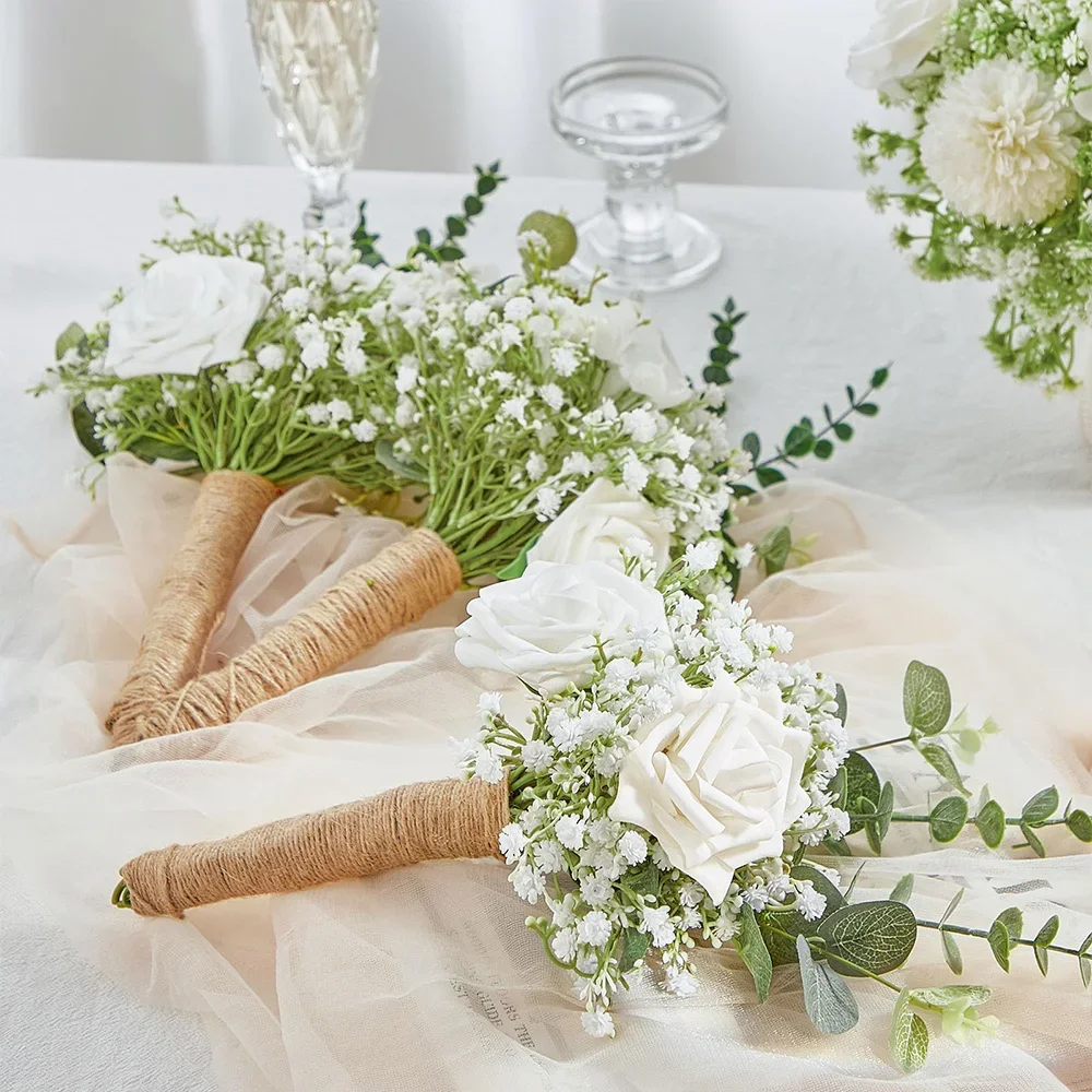 10/15pcs Artificial Flowers Baby Breath Flower Fake Gypsophila for Wedding Party Home Decoration Floral Bouquets DIY Accessories thumbnail 6