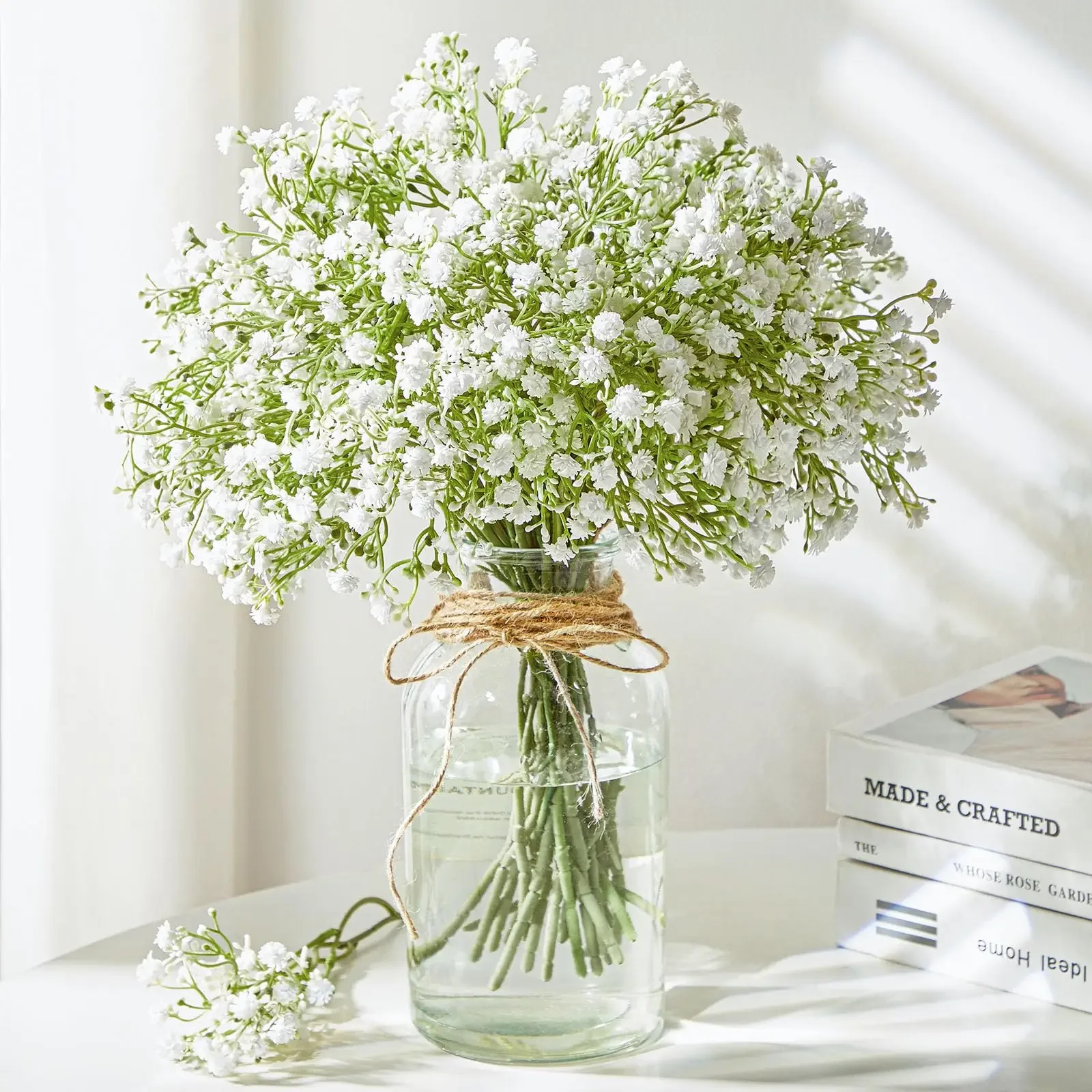 10/15pcs Artificial Flowers Baby Breath Flower Fake Gypsophila for Wedding Party Home Decoration Floral Bouquets DIY Accessories thumbnail 3
