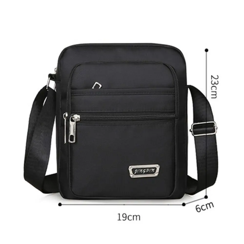Men Crossbody Bags Male Nylon Shoulder Bags Boy Messenger Bags Man Handbags for Travel Casual Large Satchel Grey thumbnail 6
