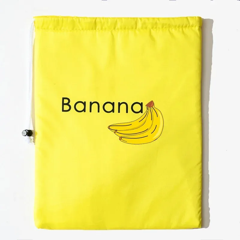 ‌"Insulated Fresh-Keeper Bag - Reusable Storage Organizer for Bananas, Lettuce & Vegetables (Drawstring Closure)" thumbnail 5
