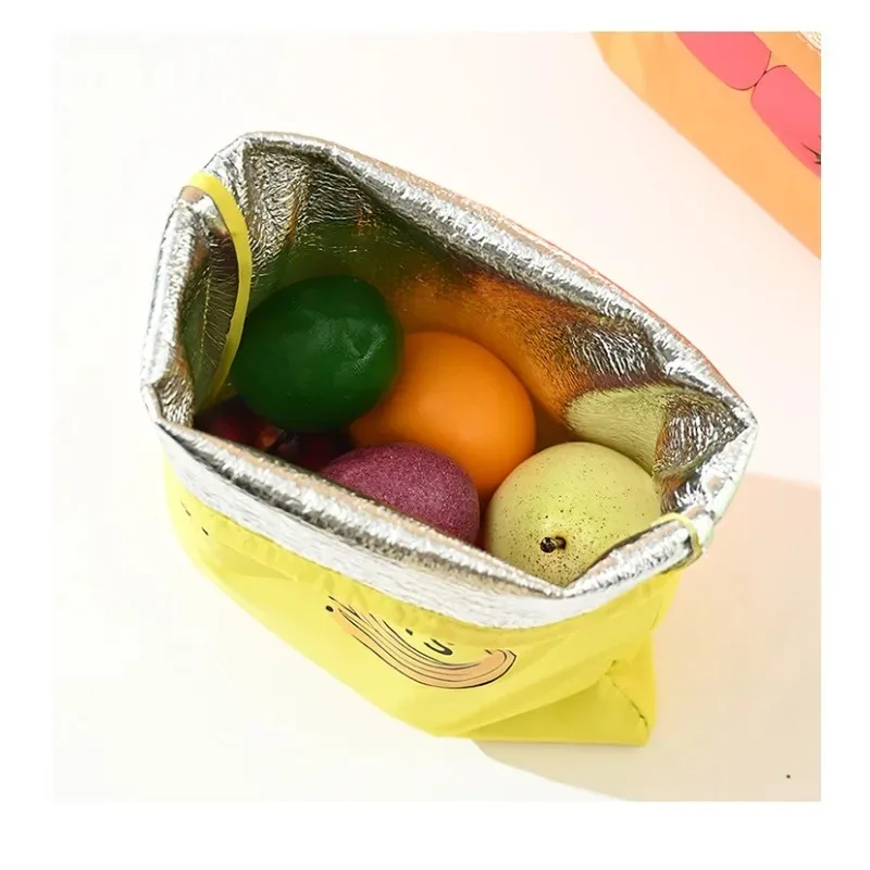 ‌"Insulated Fresh-Keeper Bag - Reusable Storage Organizer for Bananas, Lettuce & Vegetables (Drawstring Closure)" thumbnail 6