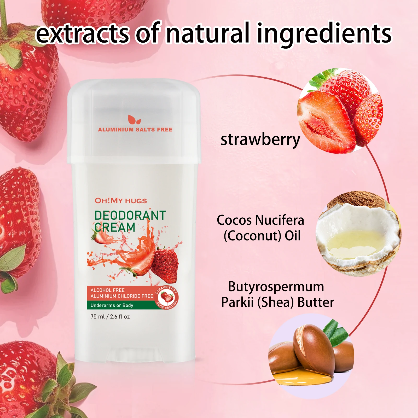 Strawberry Underarm Deodorizing Cream · Say Goodbye to Awkward Odors thumbnail 4