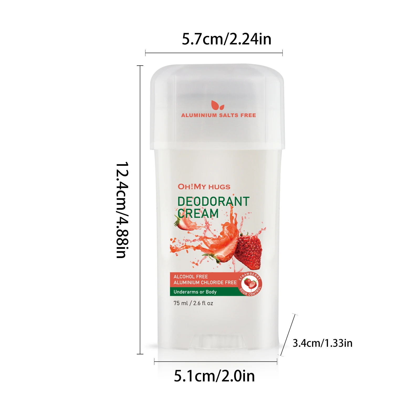 Strawberry Underarm Deodorizing Cream · Say Goodbye to Awkward Odors thumbnail 3