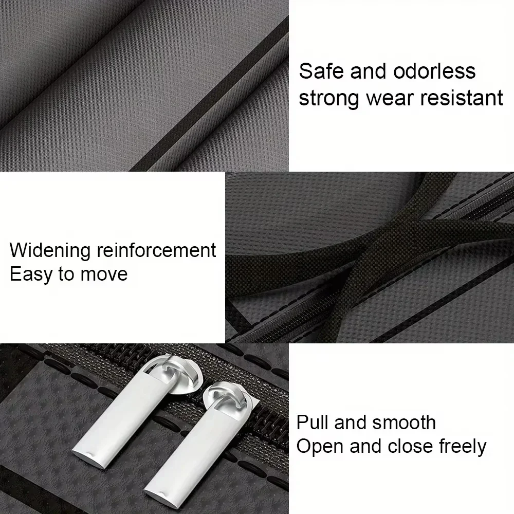 1pc Large-capacity Hand-held Clothes Storage Bag Foldable Dust-proof Non-woven Fabric Packing Bags Bedroom Wardrobe Organizer thumbnail 4