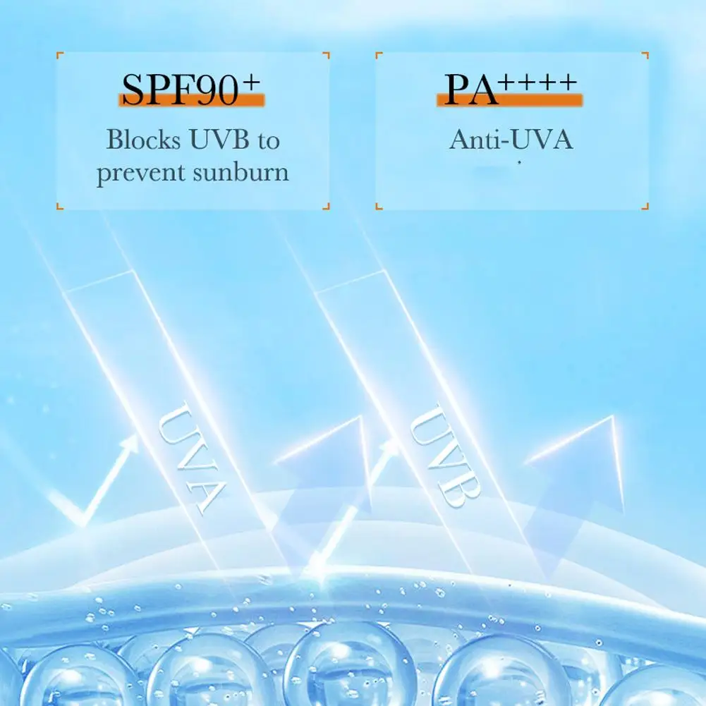 SPF90 PA+++ UVA/UVB sun protection for whole body Anti-aging Refreshing Sunscreen Aloe vitamin E UV Protection sun block thumbnail 4