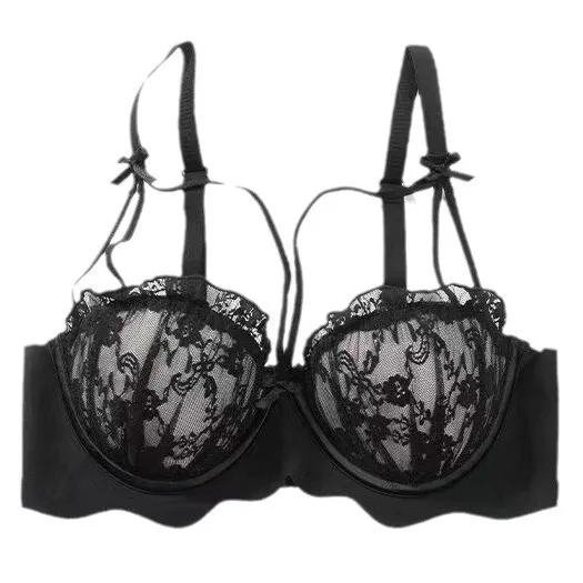 New Sweet and Cute Girl-free Undergarment Women's Comfortable Bra Cover Set thumbnail 4