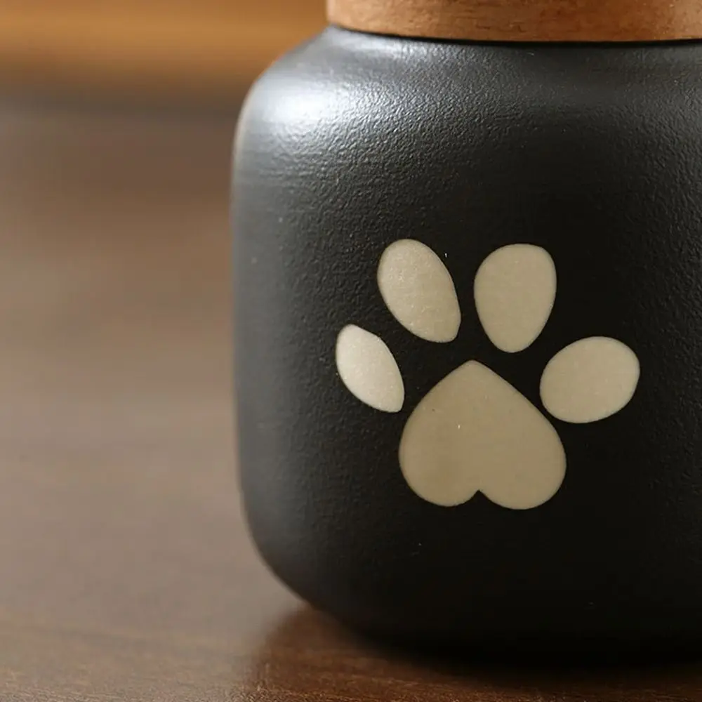 Ceramic Pet Ashes Storage Box Cute Memorials Funeral Urn for Pets Moisture Proof with Lid Memento Burial Holder For Pet Ashes thumbnail 5