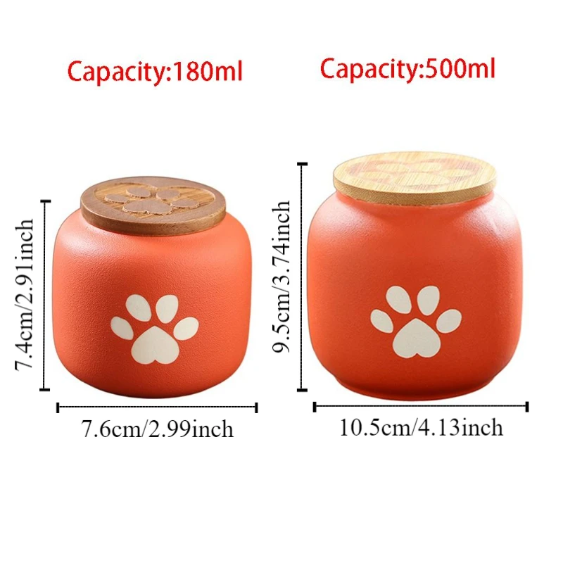 Ceramic Pet Ashes Storage Box Cute Memorials Funeral Urn for Pets Moisture Proof with Lid Memento Burial Holder For Pet Ashes thumbnail 6