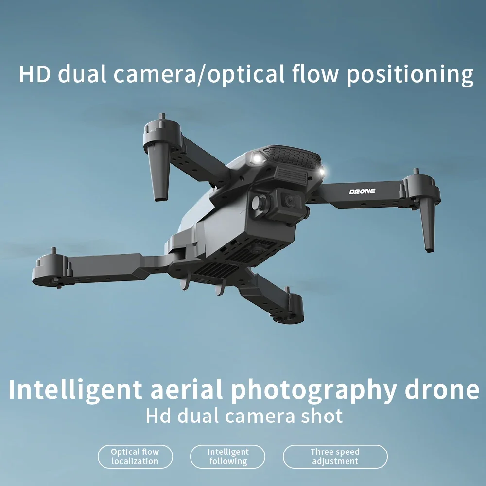 2025 E88 Professional HD 4K RC Drone Wide Angle Camera Foldable Helicopter Quadcopter Aircraft Kid Gift Toys By KBDFA thumbnail 2