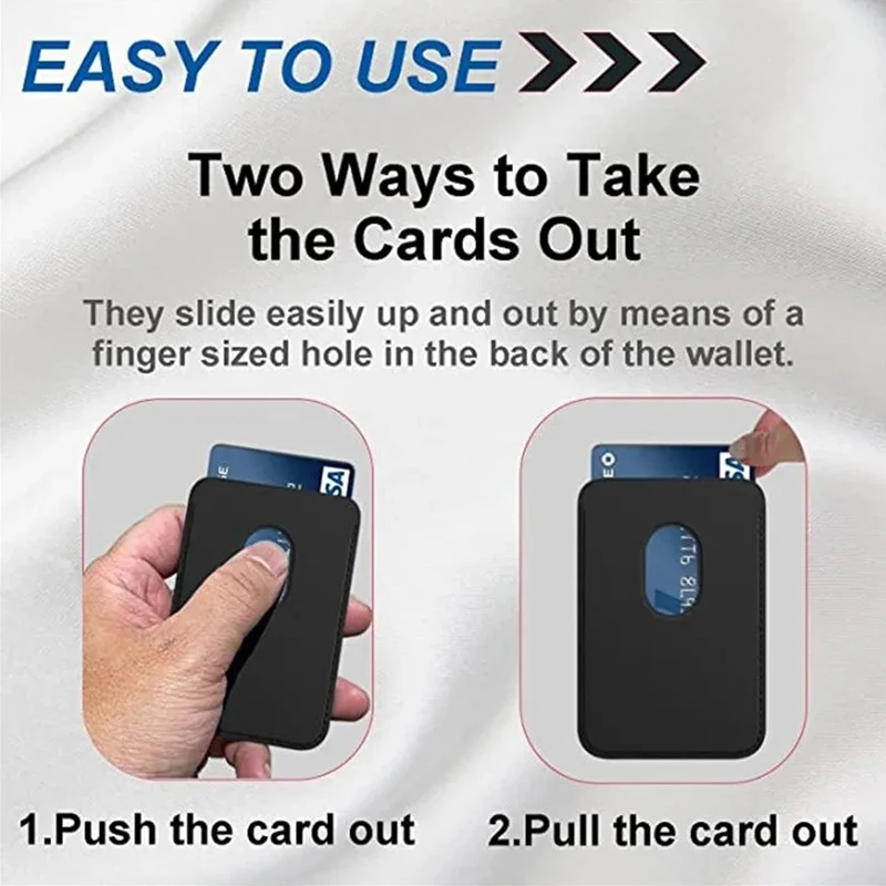 Mobile phone Leather Wallet Case For iPhone 14 13 12 Card Holder with 15 Pro Max MagSafe Magnet Wallet Leather Compatible thumbnail 3
