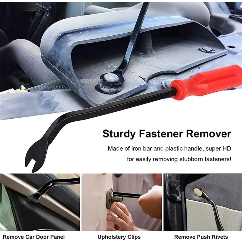 Car Clip Removal Pliers Tools Auto Body Panel Door Fastener Push Pin Trim Removal Tool Kit Automotive Pry Tool Repair Set thumbnail 6