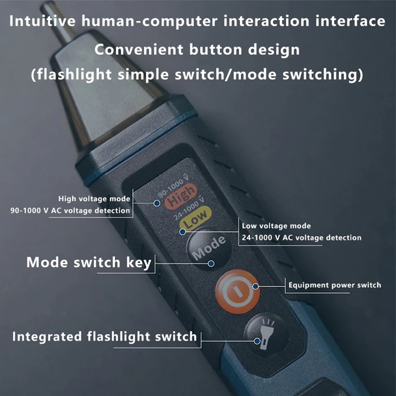 BOSCH GVD 1000-17 Professional Non-contact Voltage Tester Self-test IP67 Rating Dual Voltage Power Tool Accessories thumbnail 5