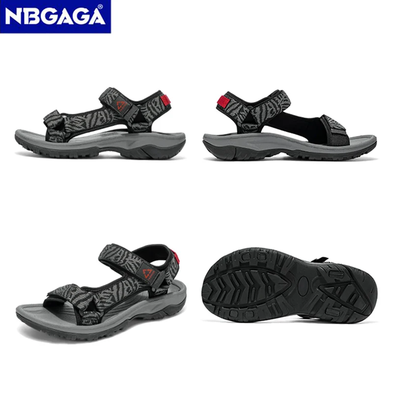 Classic Men's Hiking Sport Sandals Lightweight Leisure Beach Shoes Summer Open-Toe Breathable Travel Walking Sandials thumbnail 5