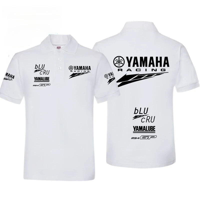 Yamaha Motorcycle Riding Short-sleeved Men's and Women's POLO Shirts Group Couple Casual Versatile Shopping Summer Comfortable