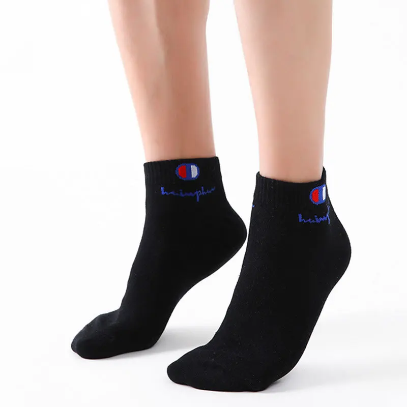 10/20/30 Pairs Ankle Socks Men Women Cotton Brand Socks Athletic Running Socks Cushioned Breathable Low Cut Sports Short Socks thumbnail 6