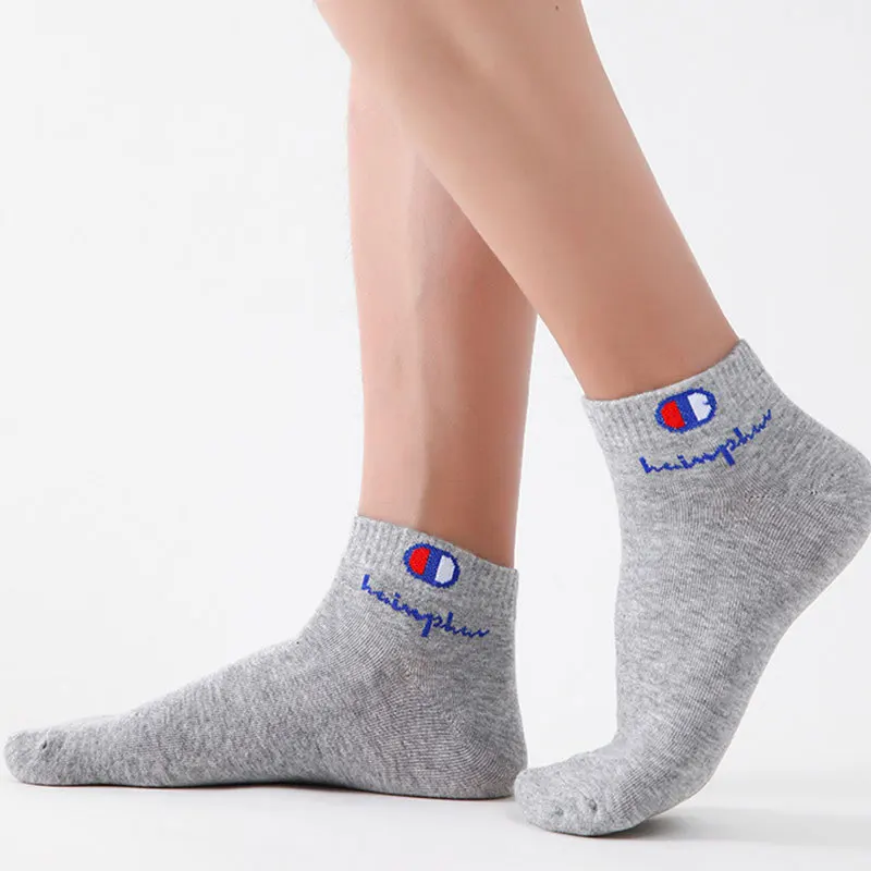 10/20/30 Pairs Ankle Socks Men Women Cotton Brand Socks Athletic Running Socks Cushioned Breathable Low Cut Sports Short Socks thumbnail 5