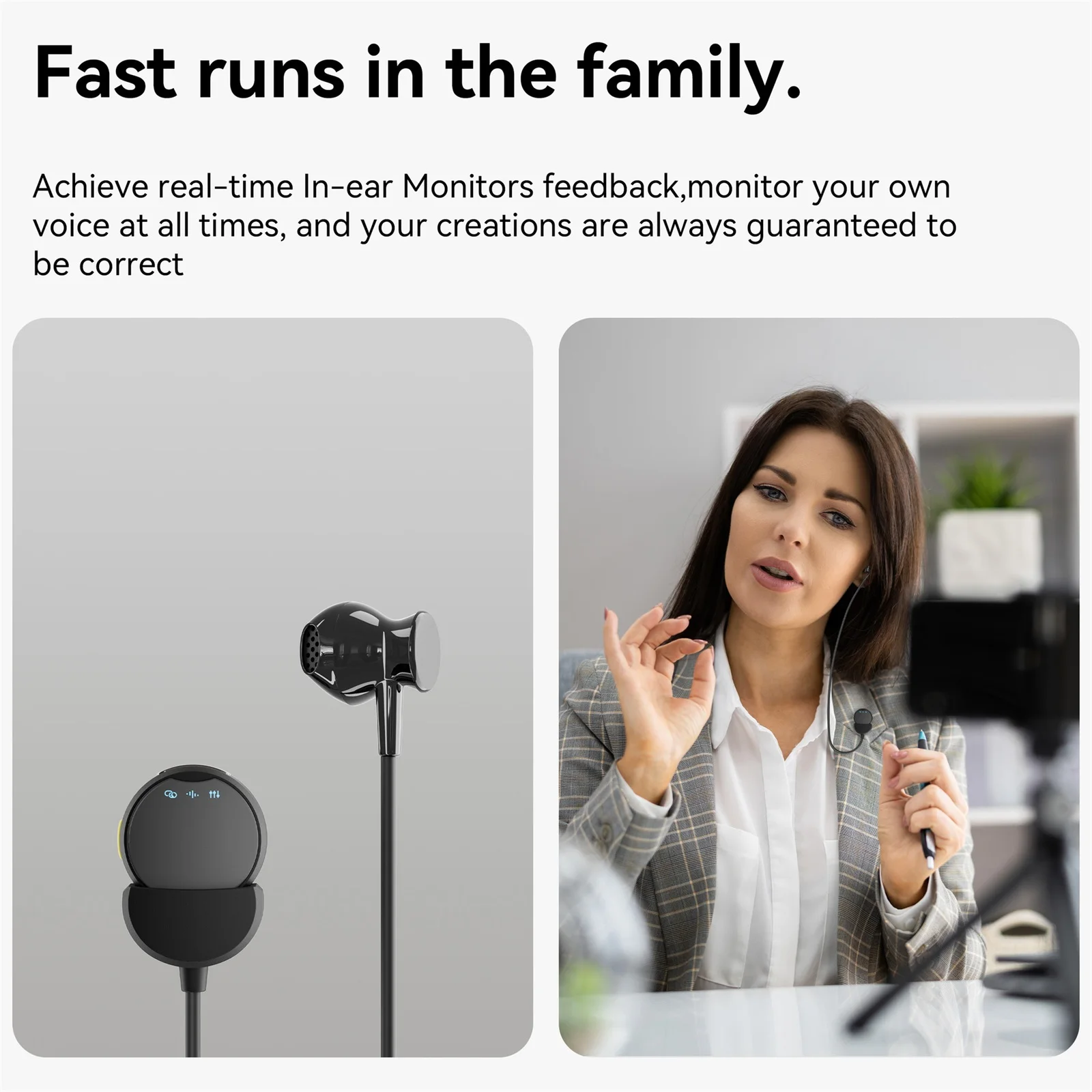 Wireless Lavalier Microphone Accessories Microphone Headphone Type c to USB Adapter 3.5mm Audio Cable for Video Recording thumbnail 2