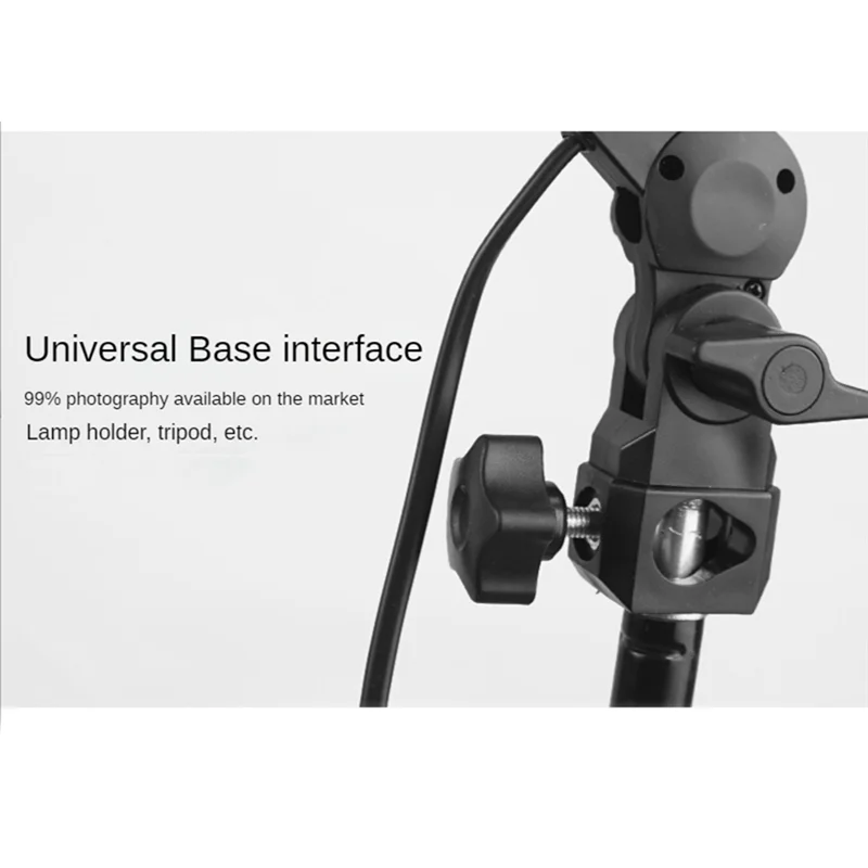 Y19A Light Lamp Photo Studio E27 AC Socket Photography 1.8M Cable Cord Bulb Stand With Umbrella Holder Bulb Mount US Plug thumbnail 3